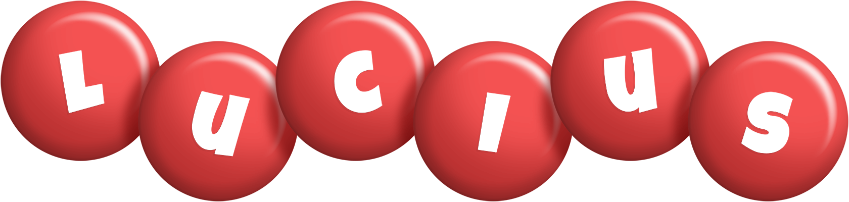 Lucius candy-red logo