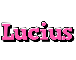 Lucius girlish logo