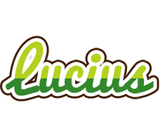 Lucius golfing logo