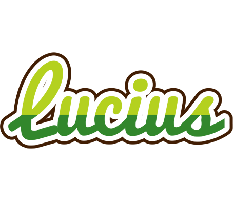 Lucius golfing logo