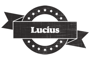 Lucius grunge logo