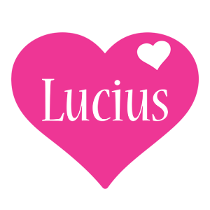 Lucius love-heart logo