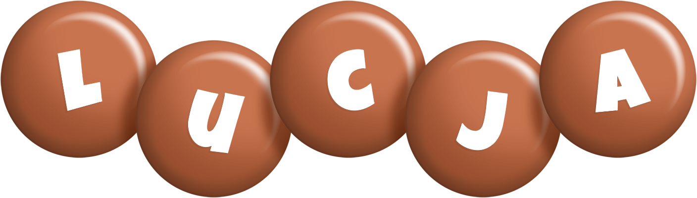 Lucja candy-brown logo