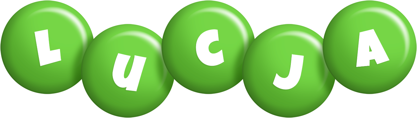 Lucja candy-green logo