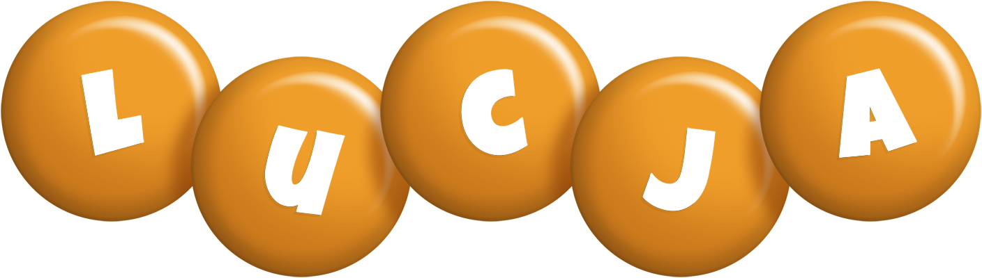 Lucja candy-orange logo