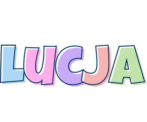 Lucja pastel logo