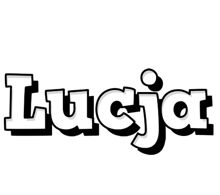 Lucja snowing logo