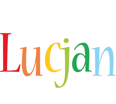 Lucjan birthday logo