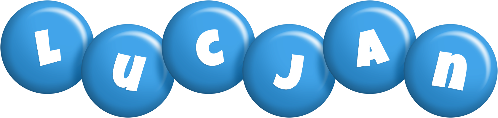 Lucjan candy-blue logo