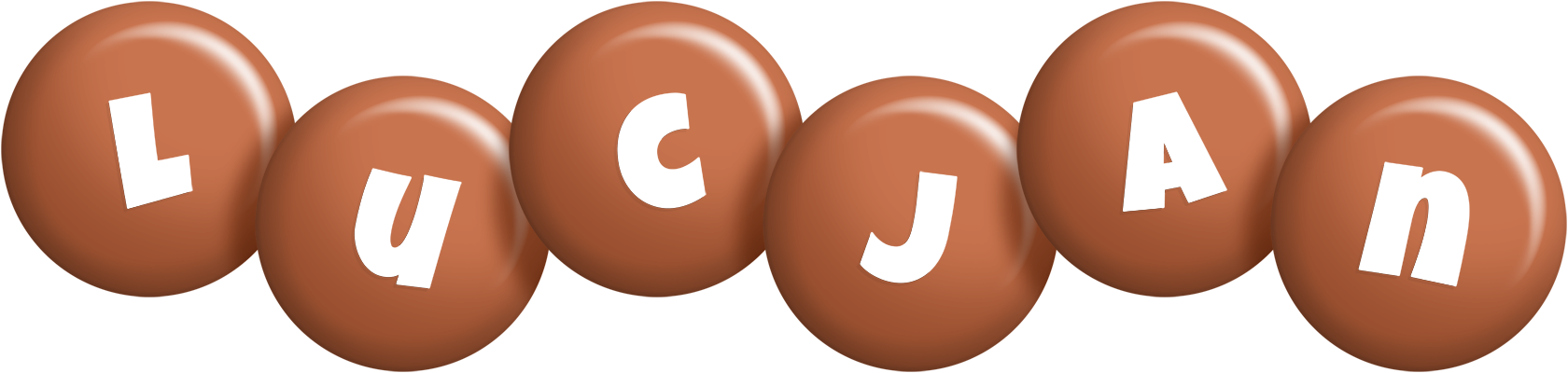 Lucjan candy-brown logo