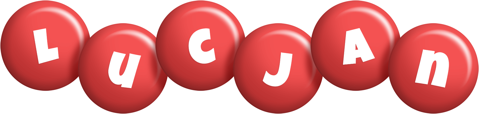 Lucjan candy-red logo