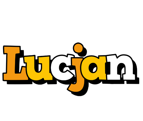Lucjan cartoon logo
