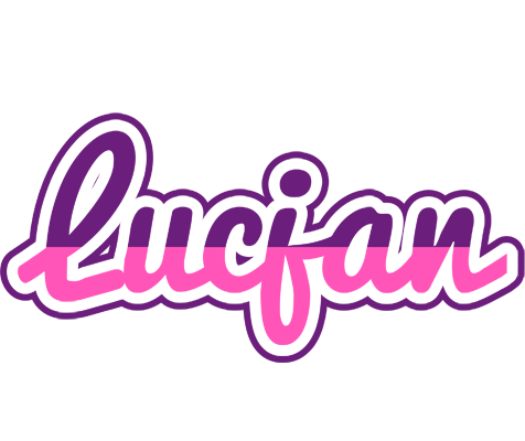 Lucjan cheerful logo
