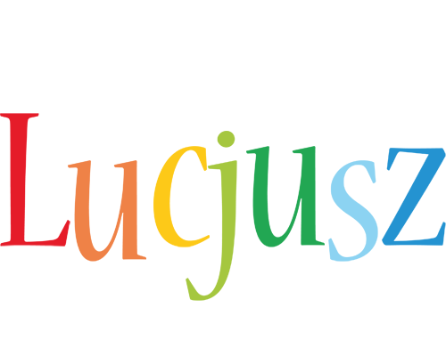 Lucjusz birthday logo