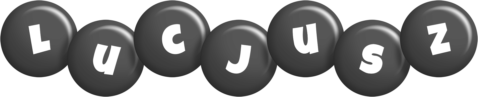 Lucjusz candy-black logo