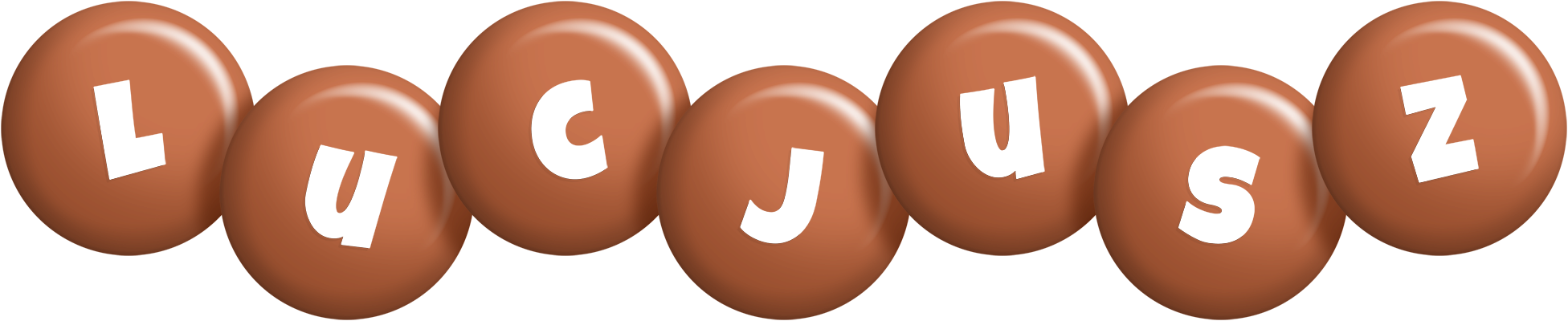 Lucjusz candy-brown logo