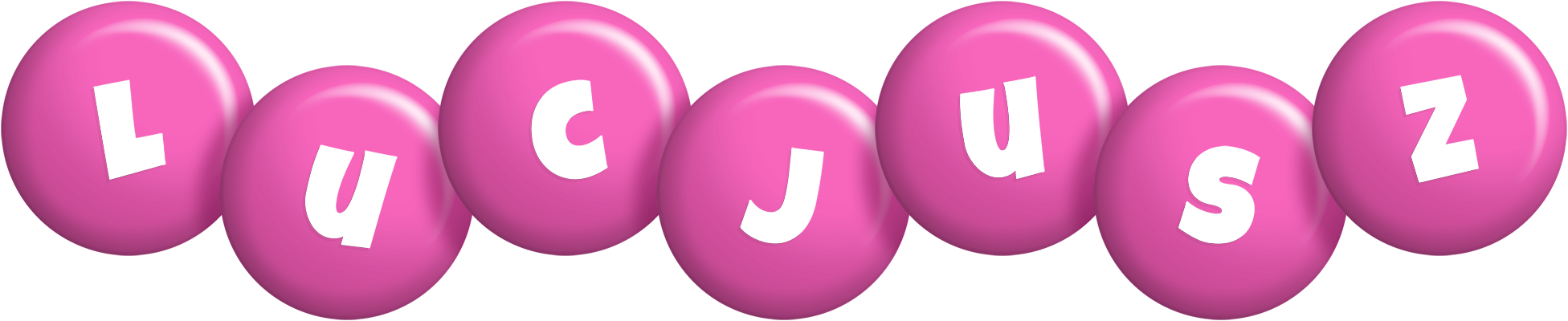 Lucjusz candy-pink logo
