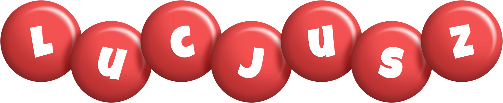 Lucjusz candy-red logo