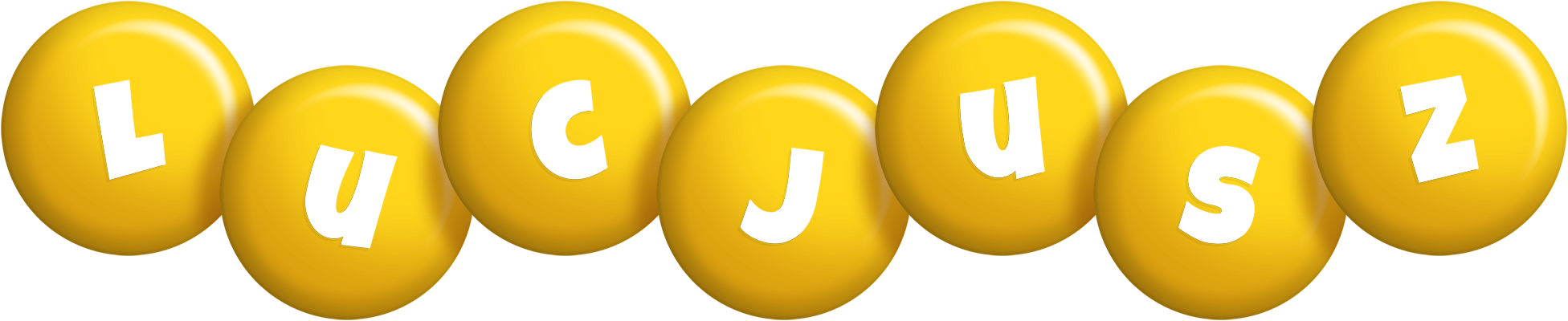 Lucjusz candy-yellow logo