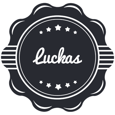 Luckas badge logo