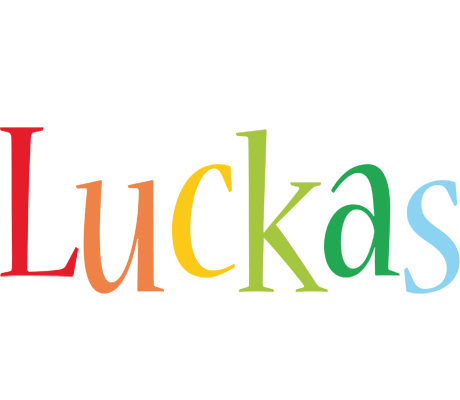Luckas birthday logo