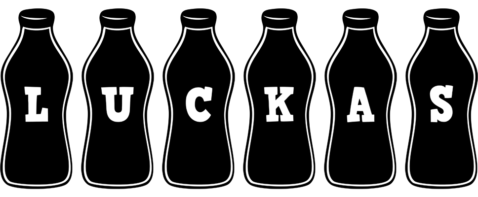Luckas bottle logo