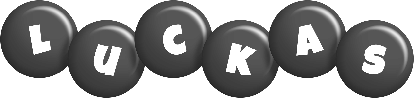 Luckas candy-black logo