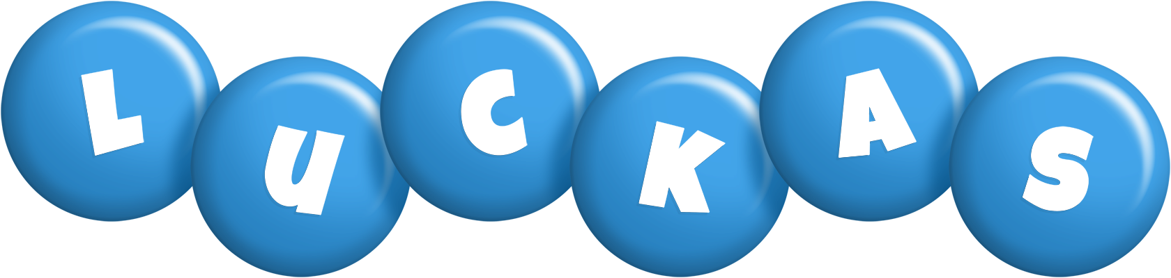 Luckas candy-blue logo