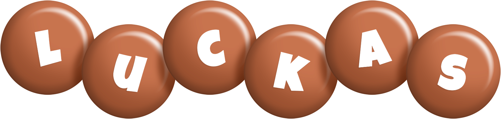 Luckas candy-brown logo