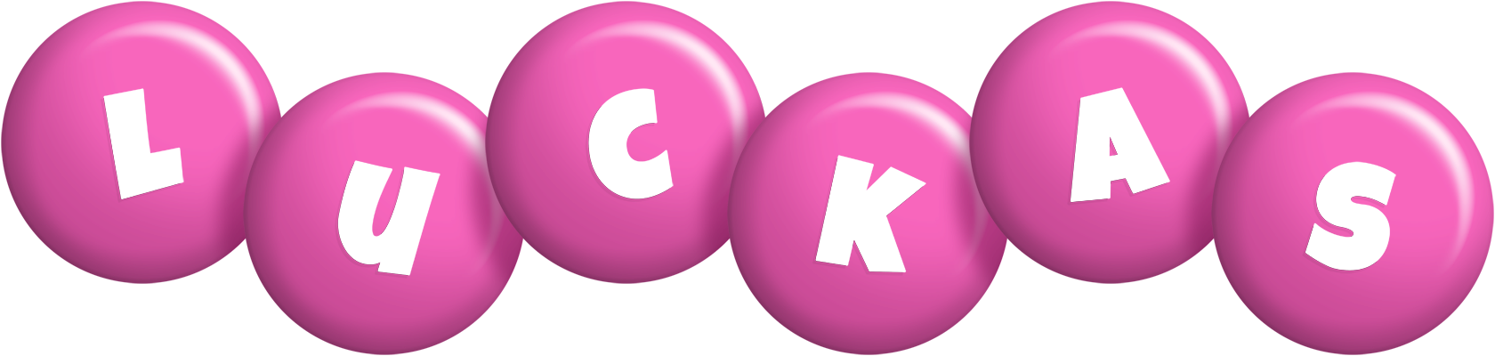 Luckas candy-pink logo