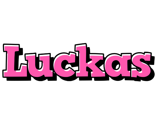 Luckas girlish logo