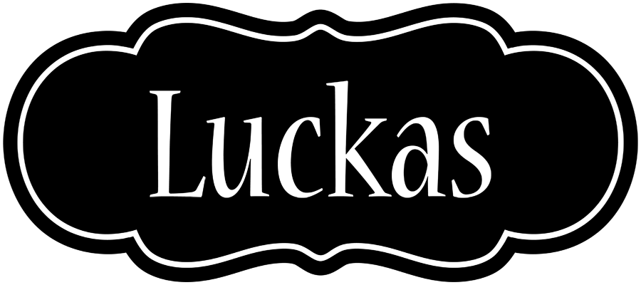 Luckas welcome logo