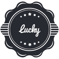 Lucky badge logo