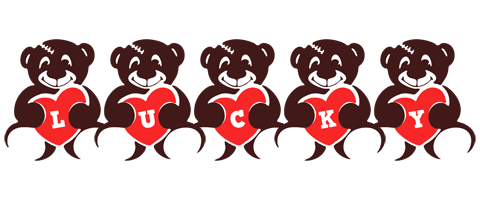 Lucky bear logo
