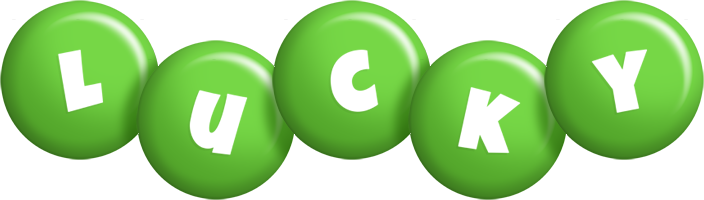 Lucky candy-green logo
