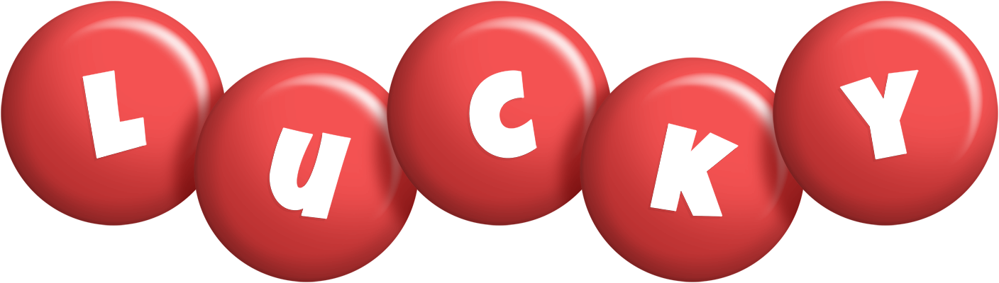 Lucky candy-red logo