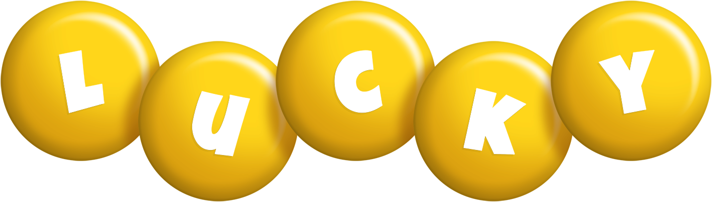 Lucky candy-yellow logo