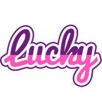 Lucky cheerful logo