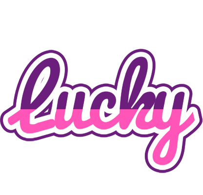 Lucky cheerful logo