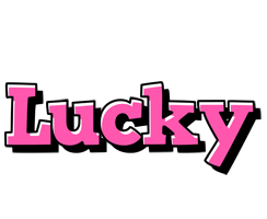 Lucky girlish logo