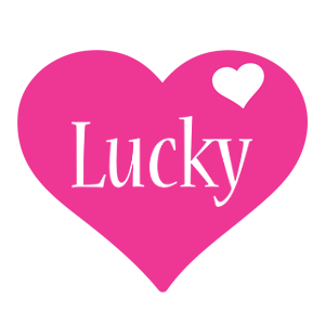 Lucky love-heart logo