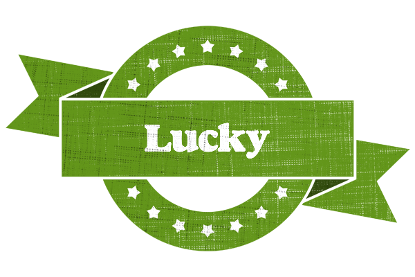 Lucky natural logo