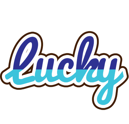 Lucky raining logo