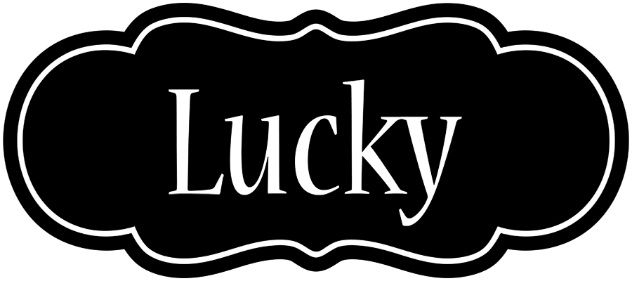 Lucky welcome logo
