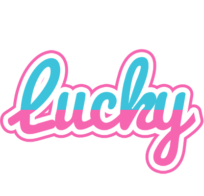 Lucky woman logo