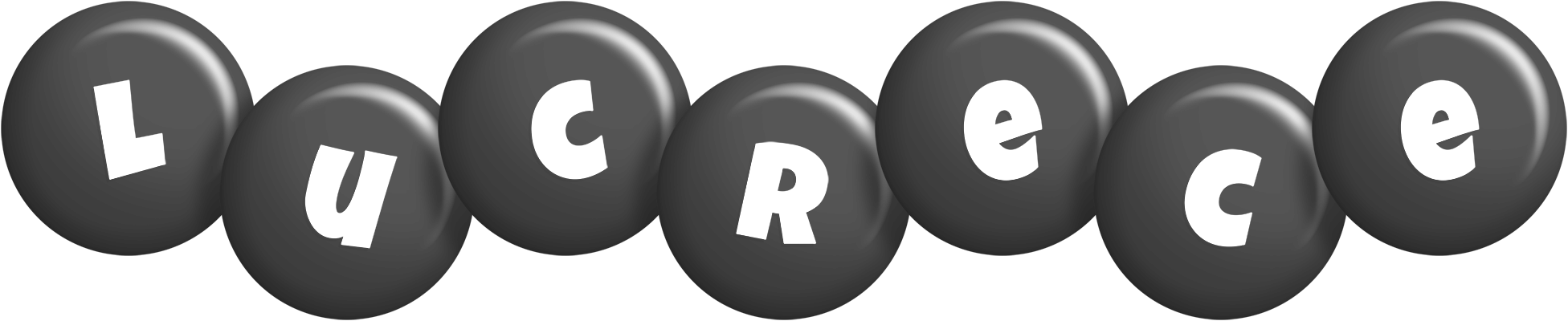 Lucrece candy-black logo