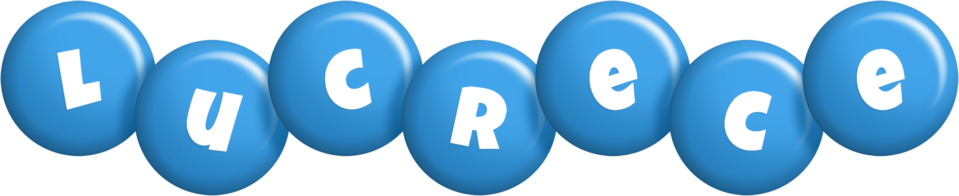 Lucrece candy-blue logo