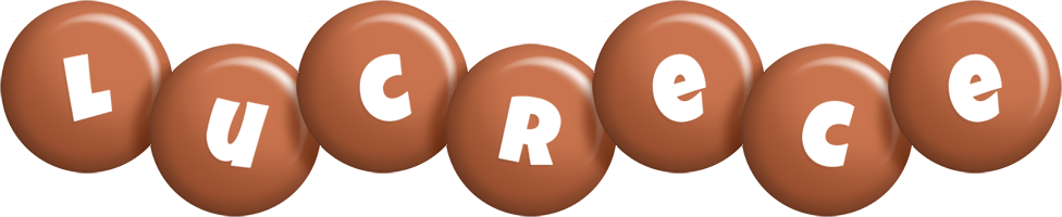 Lucrece candy-brown logo