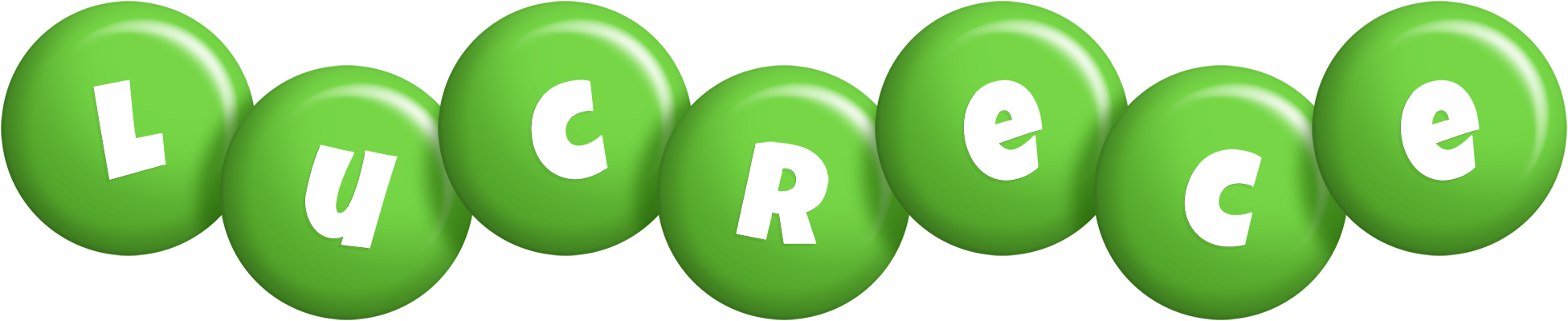 Lucrece candy-green logo