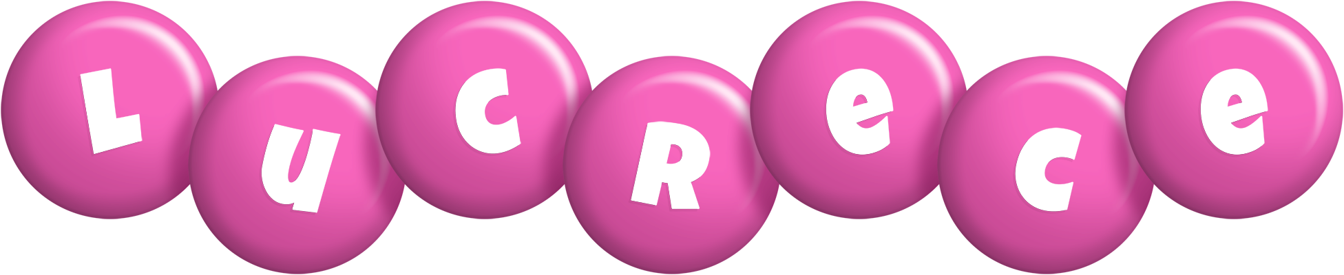 Lucrece candy-pink logo